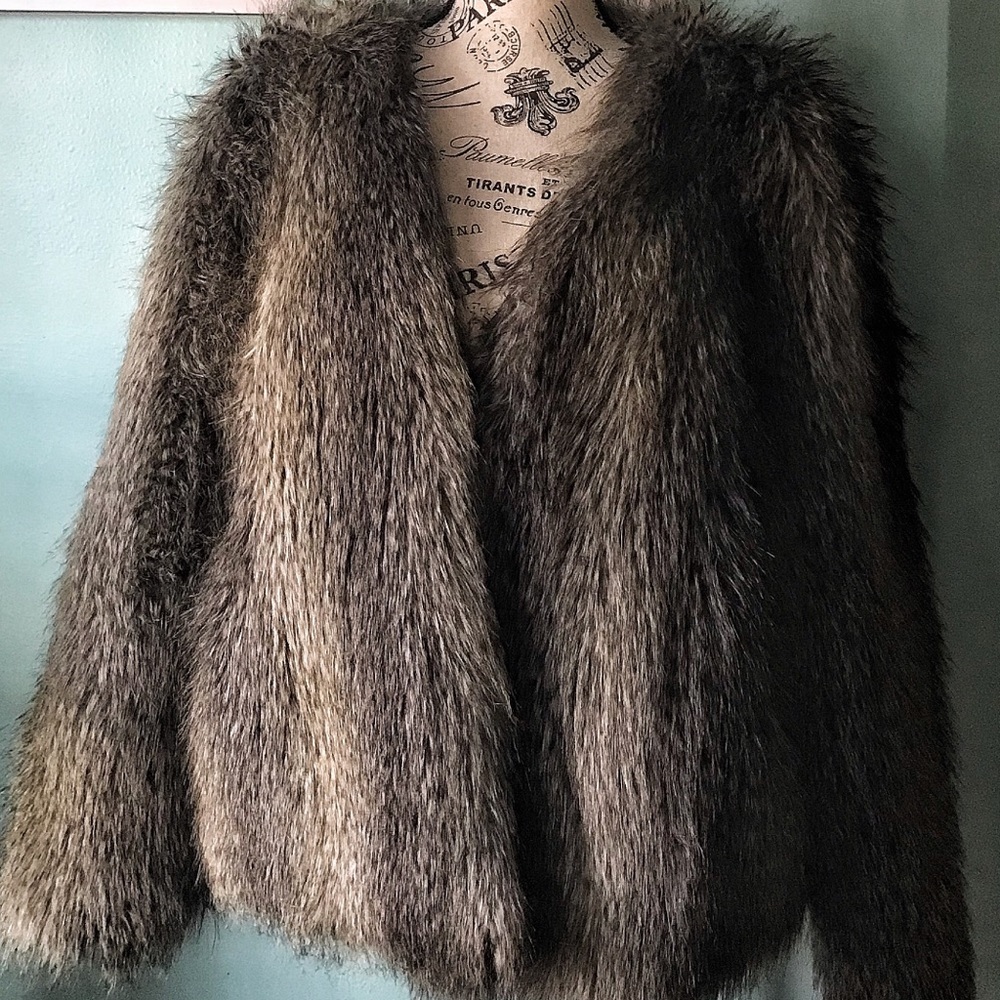 H&M Faux Fur Jacket